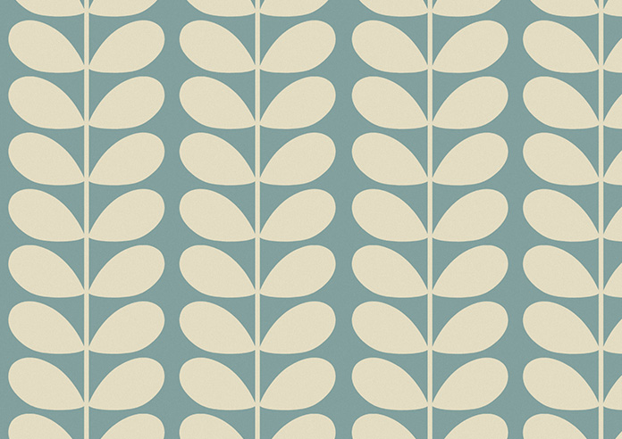 Orla Kiely Solid Stem, Duckegg - Roller Blind - Image 6